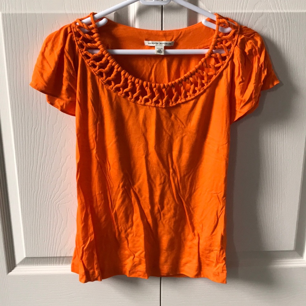 Banana Republic orange top